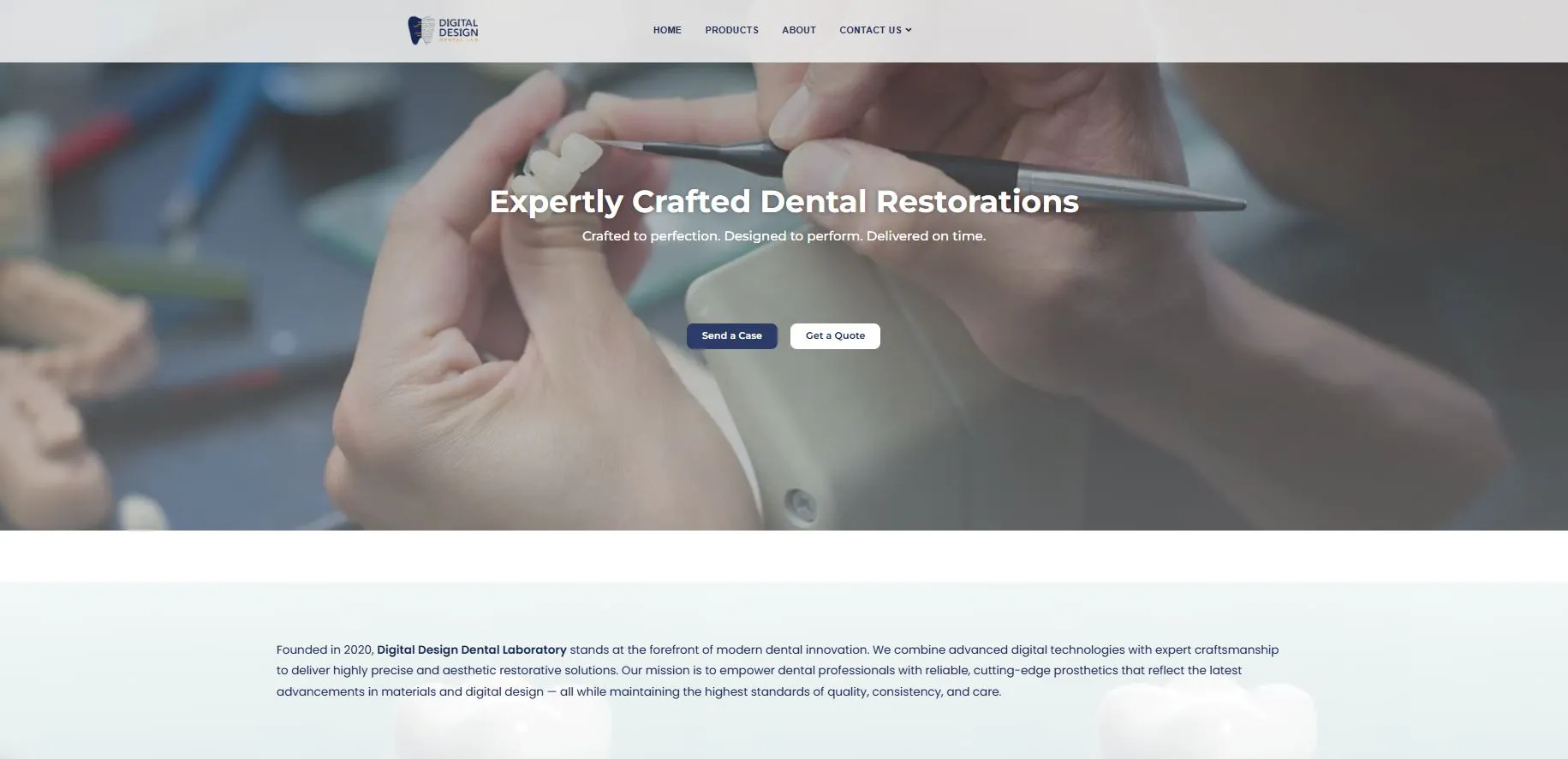 Digital Design Dental Lab – Full Digital Presence
